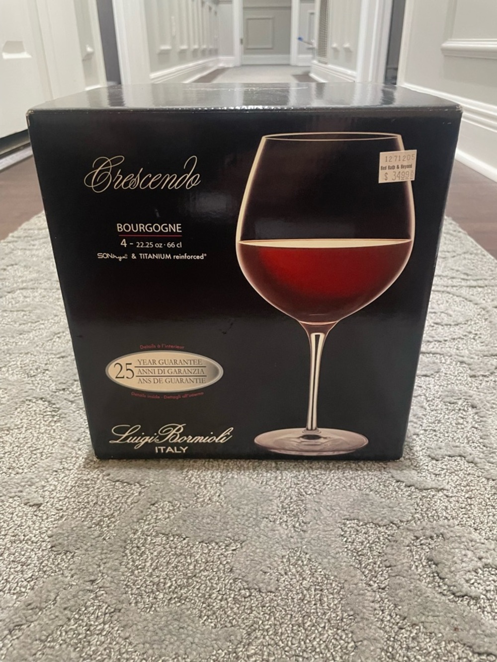 Luigi Bormioli Red Wine Glasses